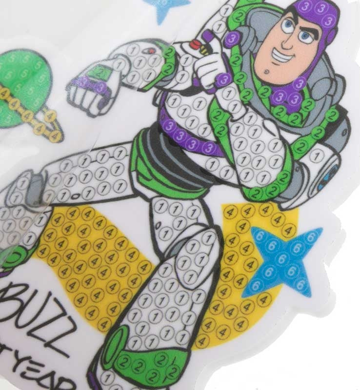 Craft Buddy | Disney Toy Story: Buzz Lightyear Crystal Art Bag Charm