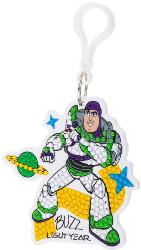 Craft Buddy | Disney Toy Story: Buzz Lightyear Crystal Art Bag Charm