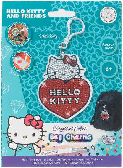 Craft Buddy | Sanrio: Hello Kitty Crystal Art Bag Charm