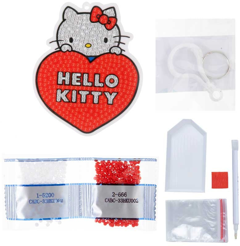 Craft Buddy | Sanrio: Hello Kitty Crystal Art Bag Charm