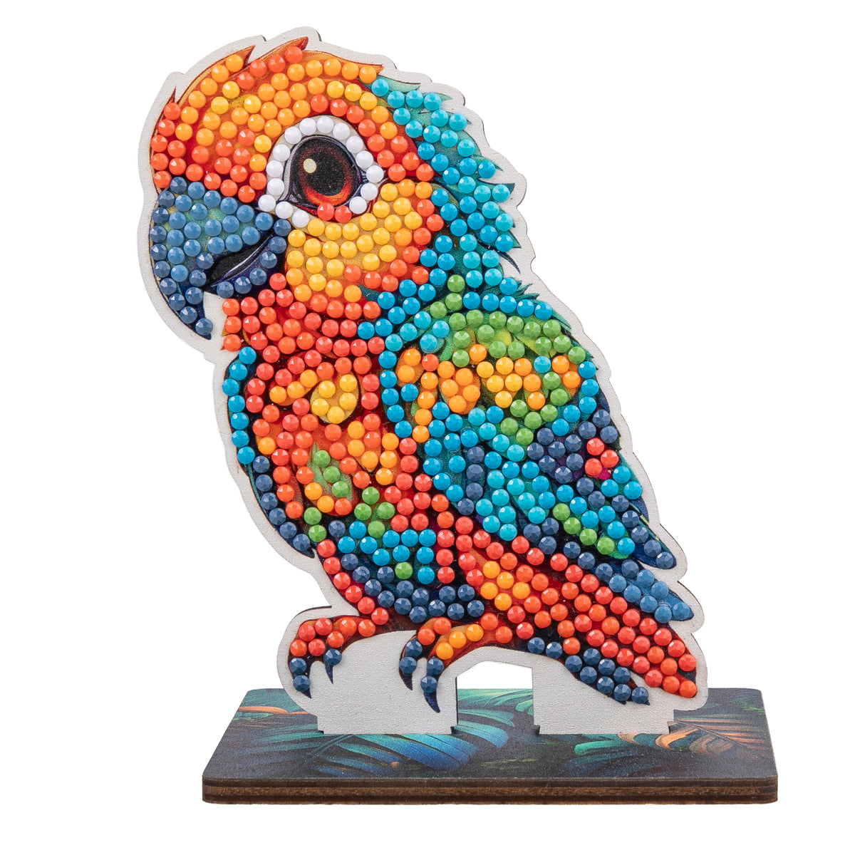 Craft Buddy Parrot Crystal Art Buddy completed design