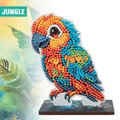 Craft Buddy Parrot Crystal Art Wildlife Buddy finished figure
