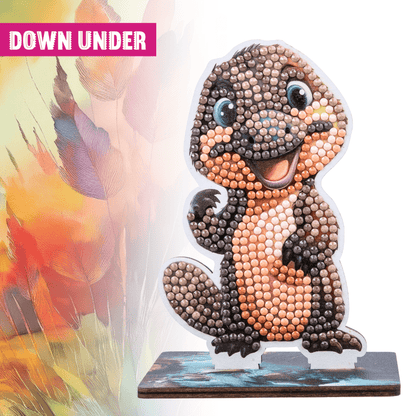 Craft Buddy Platypus Crystal Art Wildlife Buddy finished figure