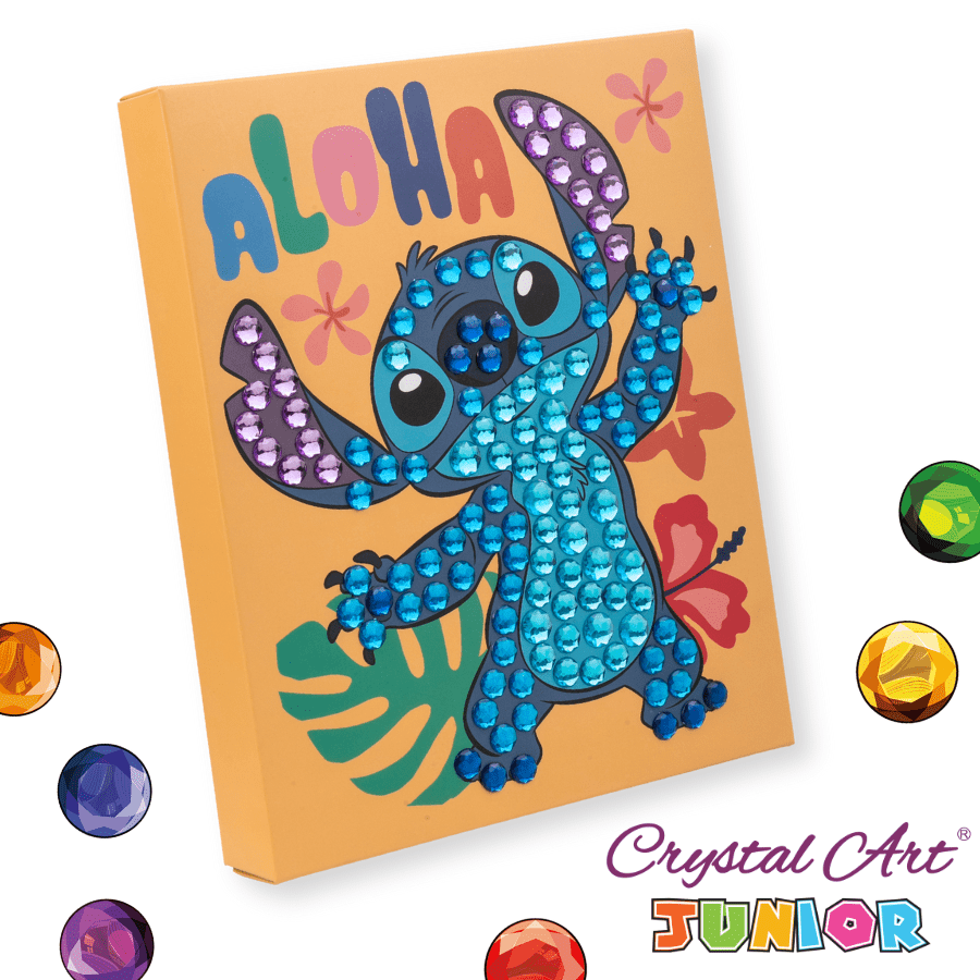 Craft Buddy Stitch Disney Crystal Art Junior Kit finished design