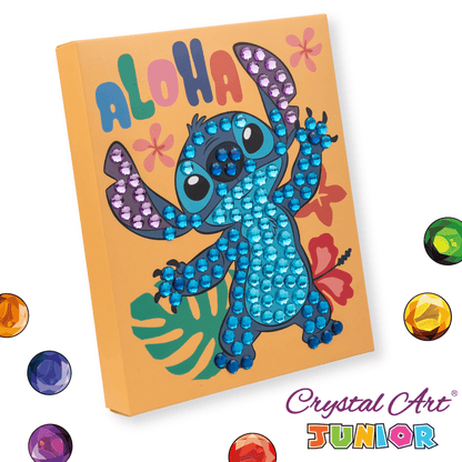 Craft Buddy Stitch Disney Crystal Art Junior Kit finished design
