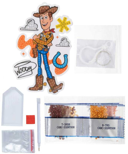 Craft Buddy | Disney Toy Story: Woody Crystal Art Bag Charm
