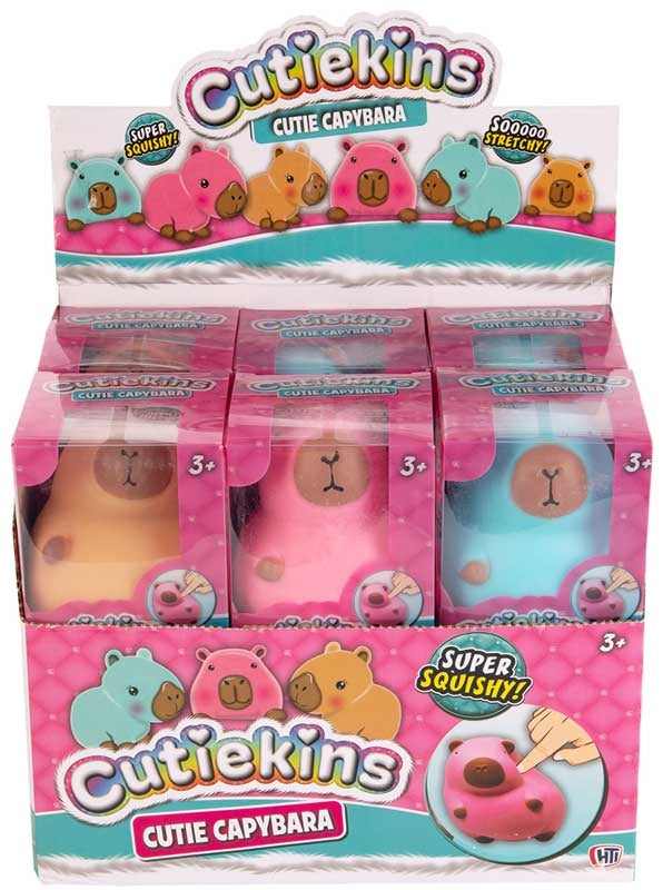 Capybara Cutie (Large Coloured) Squishies in Box