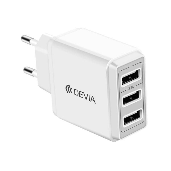 Devia Smart Series 3 USB Charger White
