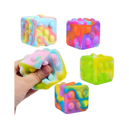 BUBBLE POPPER DICE 60MM