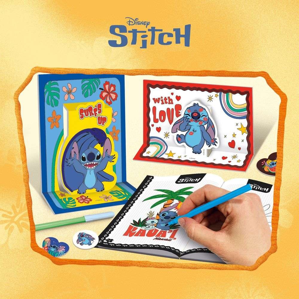 Disney Stitch Backpack kit pieces