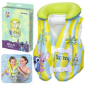 Bestway Disney Stitch swim vest packaging and product image