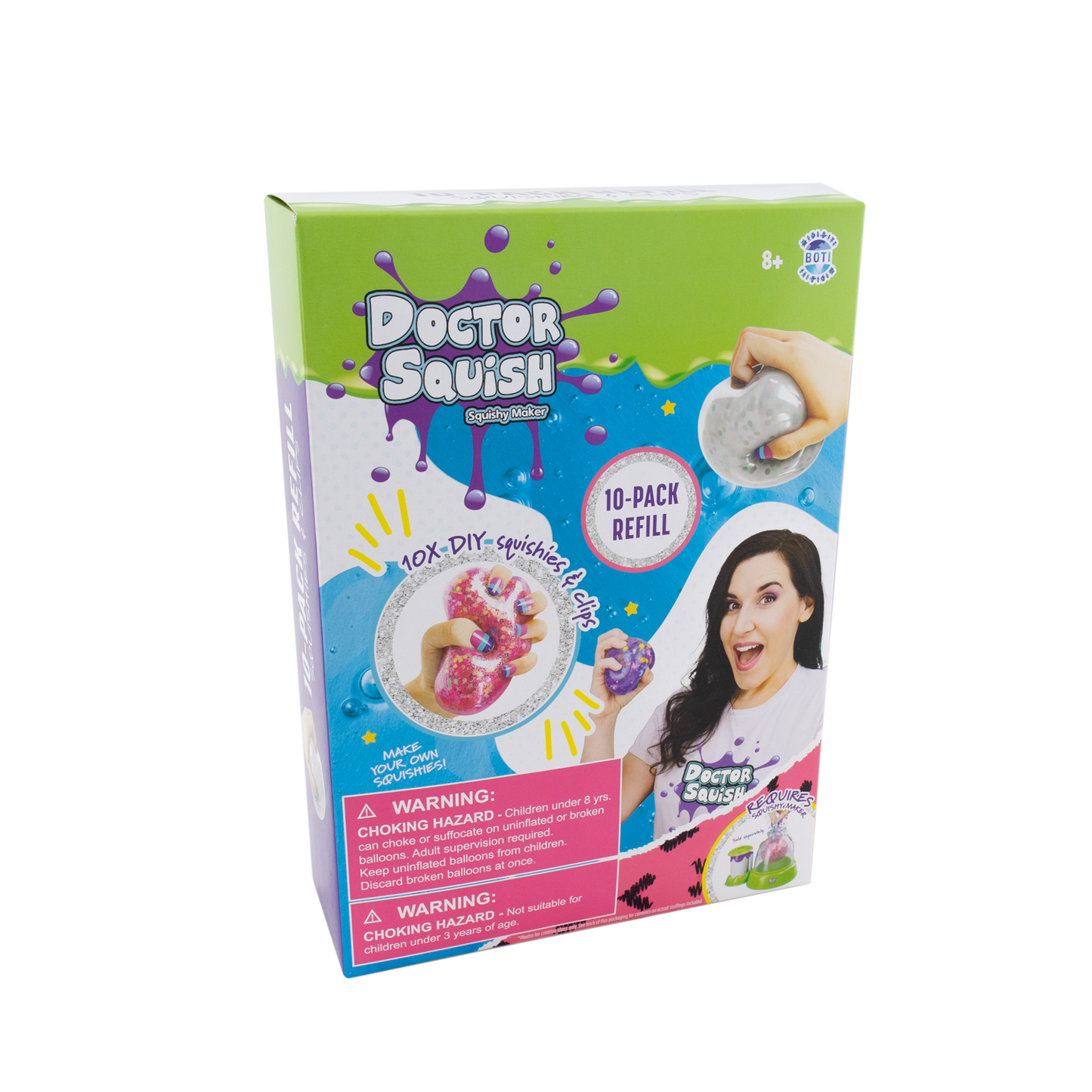 Doctor Squish Squishy Maker 10-Pack Refill box