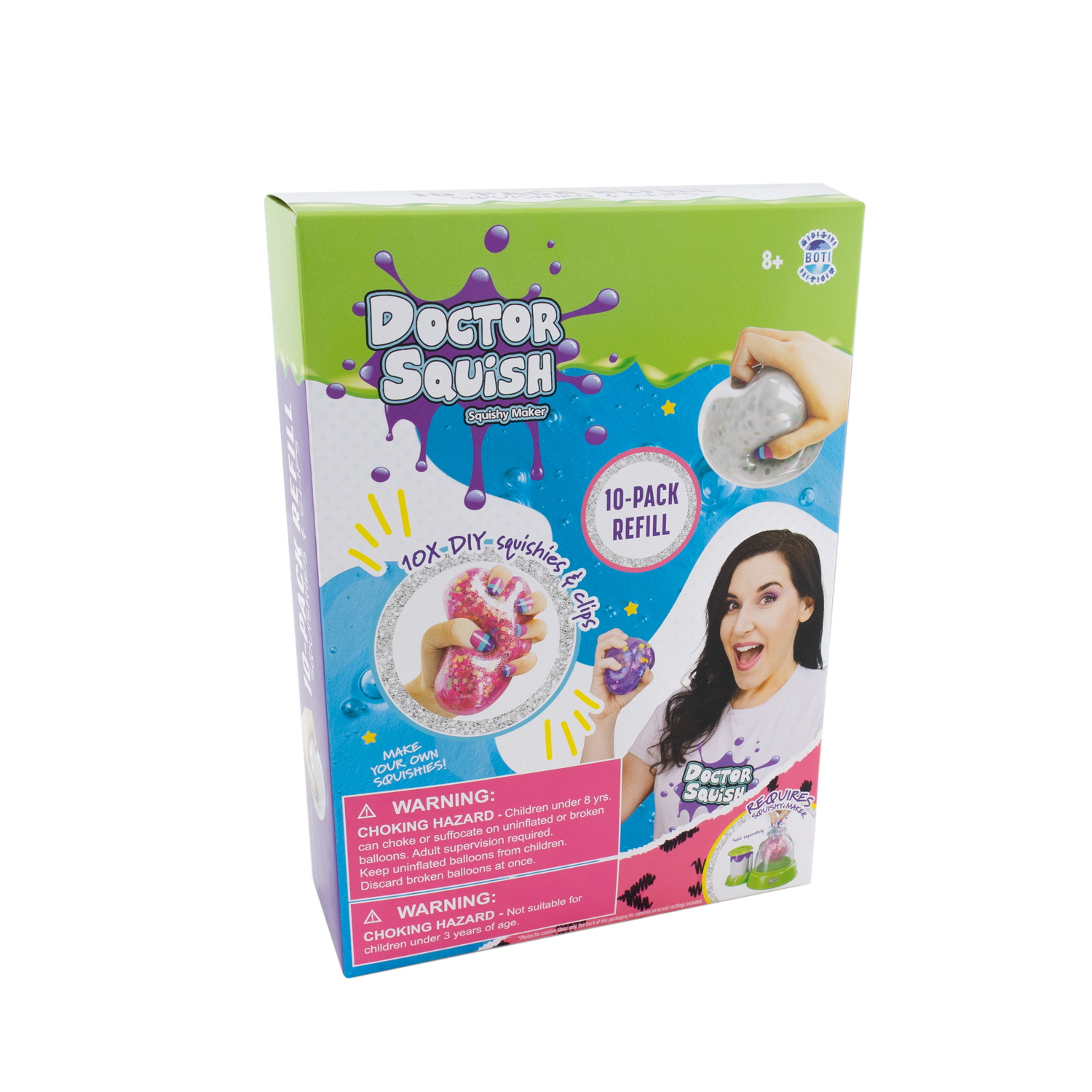 Doctor Squish Squishy Maker 10-Pack Refill box
