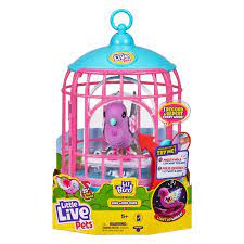 Little Live Lil Bird & Cage - Polly Pearl