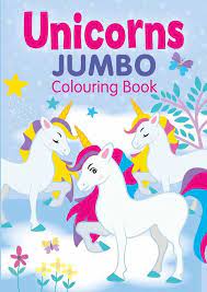 Unicorns Jumbo Colouring Book
