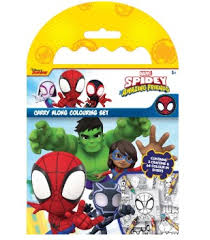 Spidey & Friends Carry Along Colouring Set