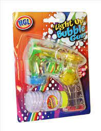 LIGHT UP BUBBLE GUN (TOY)