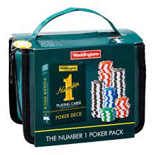 WADDINGTON: POKER SET (160 CHIPS)