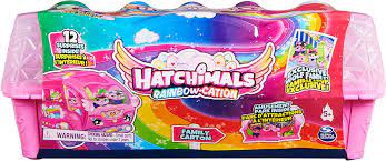 Hatchimals: Rainbowcation Wolf Family 12 Eggs Carton