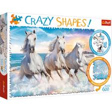 Trefl Crazy Shapes Galloping Among the Waves 600 Piece Puzzle