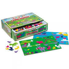 FUZZY FELT FARM ANIMALS -DRAWER SET