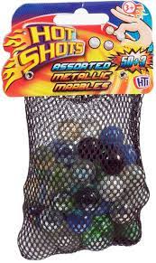 HOT SHOT MARBLES 53 PIECES