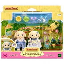 Sylvanian Families: Blossom Garden Set - Flora Rabbit Bro & Sis