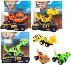 Monster Jam JCB Dirty Dozers Squad 1:64