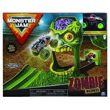 Monster Jam 1/64 Stunt Playset Assorted
