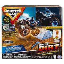 Monster Jam Kinetic Sand Dirt Starter Pack