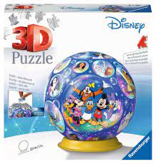 Ravensburger Disney Character 72 Piece 3D Puzzle Ball