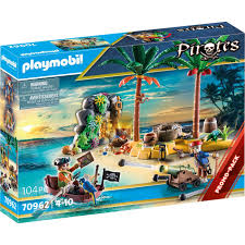 Playmobil Pirate Treasure Island with Rowboat (70962)
