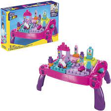 Mega Bloks Build n Learn Table Pink
