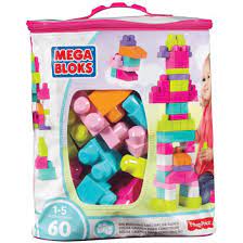 Mega Bloks Big Building Bag Pink