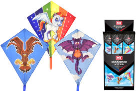 Nylon Diamond Kite In Display