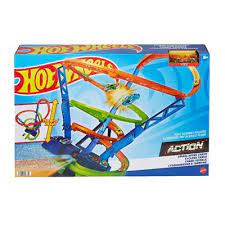 Hot Wheels Action Spiral Speed Crash Trackset