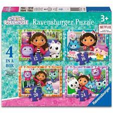Ravensburger | Gabby's Dollhouse Jigsaw Puzzle 4 in a Box