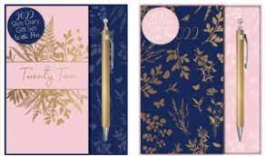 2024 Diary Slim Week to View Botanicals Gift Set + Pen