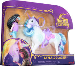 Unicorn Academy Small Doll Layla & Glacier