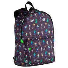 Minecraft Satchel / Backpack Black 40cm