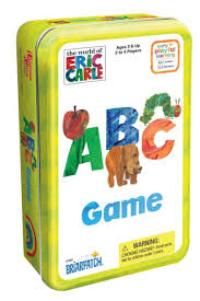 The Very Hungry Caterpillar ABC Game in Tin