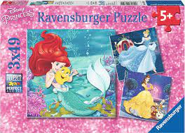 Ravensburger Disney Princess Adventure 3x49 Piece Jigsaw Puzzle