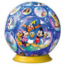 Ravensburger Disney Character 72 Piece 3D Puzzle Ball