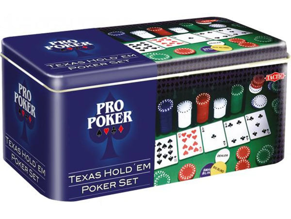 Poker - Pro Poker Texas Hold'em Set Tin (Tactic)