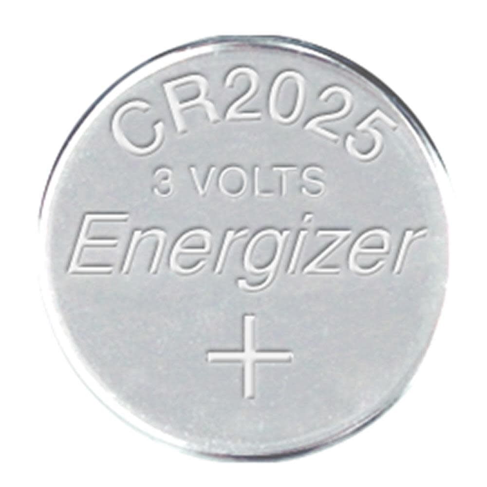 Energizer CR2025 3V lithium coin battery close-up