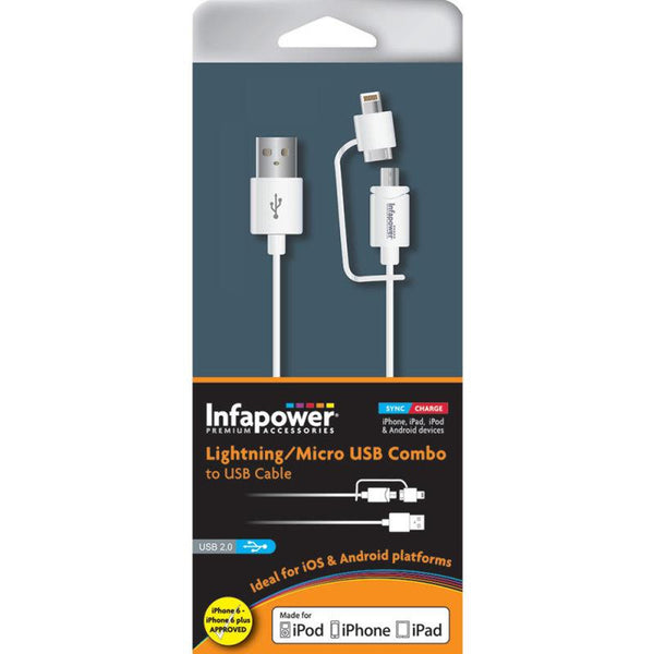 Infapower Lightning+Micro USB Cable