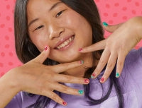 FabLab Melon Mania Nail Art finished nails