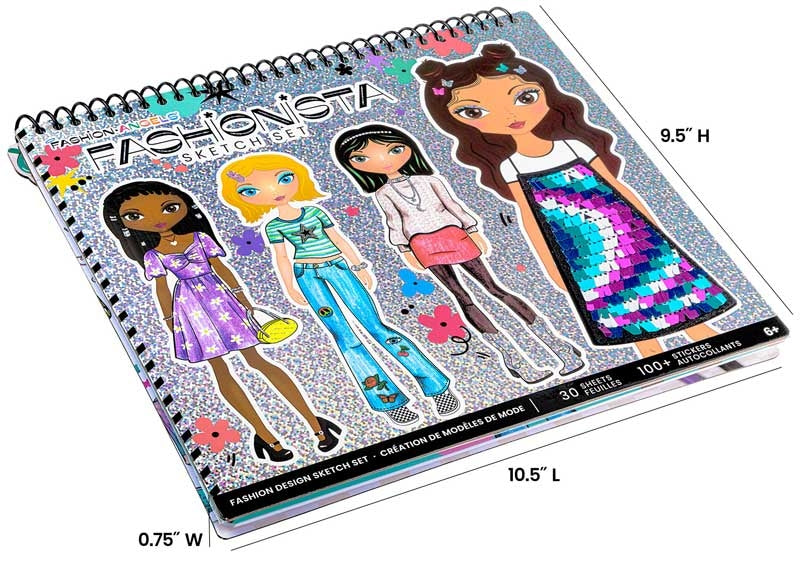 Fashion Angels: Fashionista Sketch Portfolio