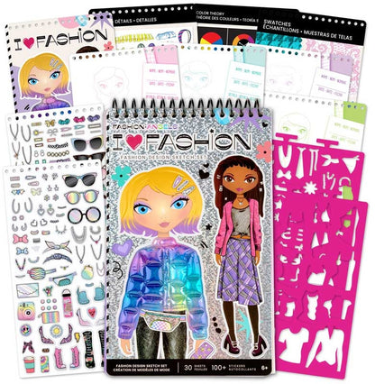 Fashion Angels: I Fashion Design Compact Sketch Portfolio