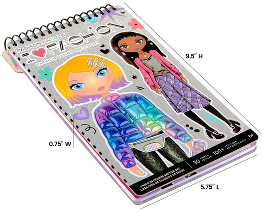 Fashion Angels: I Fashion Design Compact Sketch Portfolio